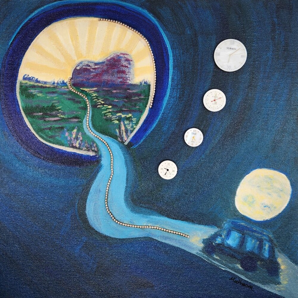 Original Art "The Road to Infinite Possibilities" by Butterfly Rising Designs